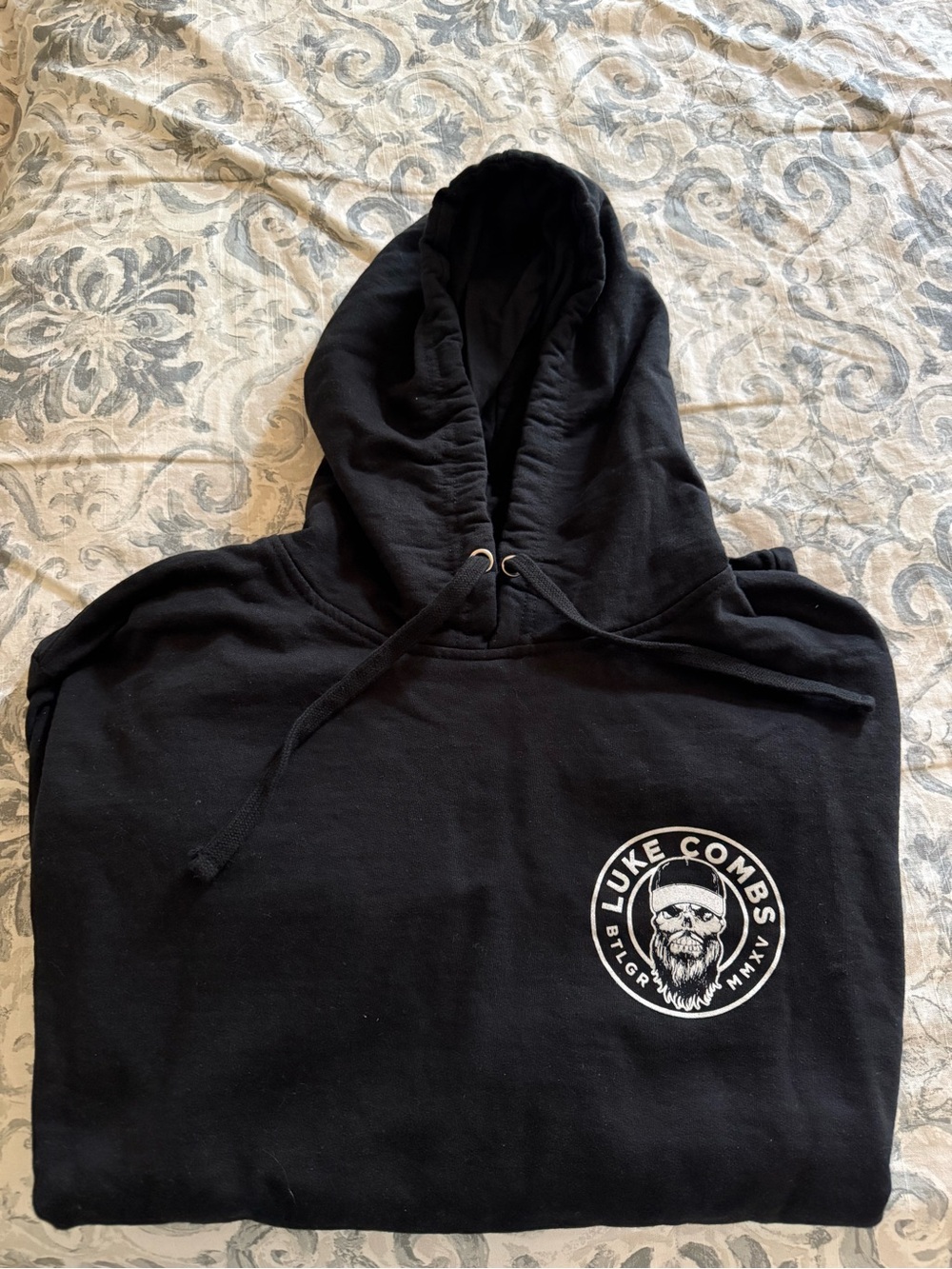 Luke Combs Black Logo Hoodie